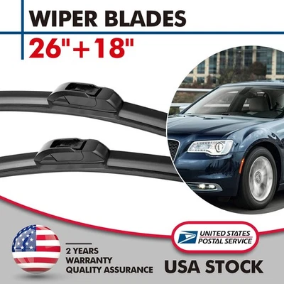 Fit For Ford Transit Connect 2013-2010 Front Windshield Wiper Blades 26" 18" - Image 1 of 4