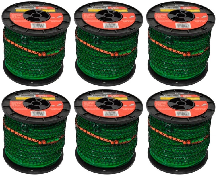 Shindaiwa Genuine 6-Pack 5 Lb Spool .105" dia Square Trimmer Line 910505-6PK - Image 1 of 1