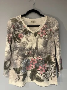 Cactus Damen Größe Large Paris Langarmshirt - Bild 1 von 4