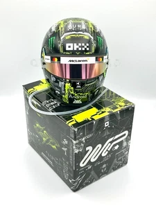 F1 Lando Norris 2025 1:2 Bahrain Testing Helmet Fully Upgraded 🇬🇧🏁 - Picture 1 of 8