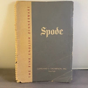 1940 Spode Catalogue WWII Era Color Photos, Inserts on Impacts of War, OK Stores - Picture 1 of 10