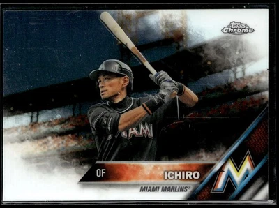 Ichiro 2016 Topps Chrome #116 Miami Marlins - Image 1 of 2
