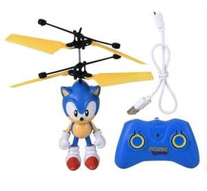 Classic Sonic The Hedgehog Hand Sensor Control HELI-DRONE FLYER & Remote Control - Picture 1 of 4