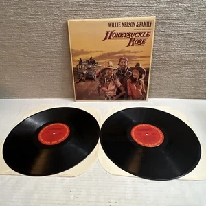 Willie Nelson And Family Honeysuckle Rose Vinyl Double Record LP 1980 Columbia - Picture 1 of 13