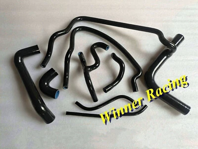 Black Kit For BMW E34 530I 1987-1991, 535I M30 RHD 1987-1995 Silicone Hoses - Image 1 of 4