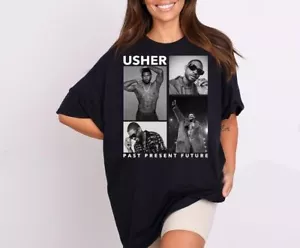 Usher 2025 Tour Shirt, Past Present Future Concert Merch Fan Gift Tee S-5XL - Picture 1 of 3