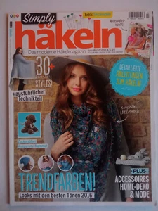 Simply Häkeln 3-2016 - Trendfarben, 30+ angesagte Styles! - ohne Extra - Bild 1 von 1