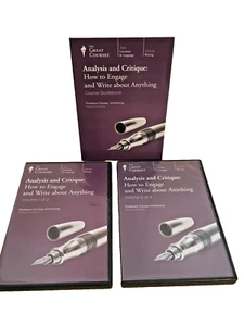 The Great Courses Analysis And Critique How To Write Set Audio CD Homeschool - Picture 1 of 6
