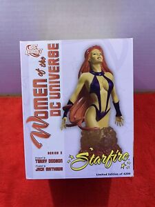 Starfire Statue. Women of The DC Universe. Auto By The Artist Terry Dodson