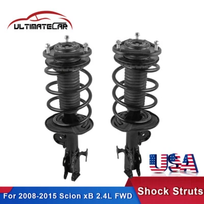 Set 2 Front Quick Strut Shocks & Coil Spring For 2008-15 Scion xB 2.4L Wagon FWD - Image 1 of 4