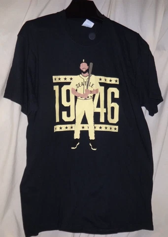 Seattle Mariners 1946 Steelheads Adult L T-Shirt RARE Cover