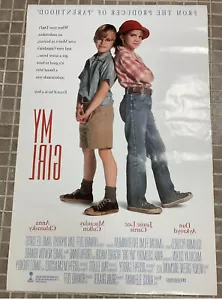 1991”MY GIRL” AYKROYD/CULKIN/CURTIS ORIGINAL DOUBLE SIDED MOVIE POSTER 27X40 - Picture 1 of 3