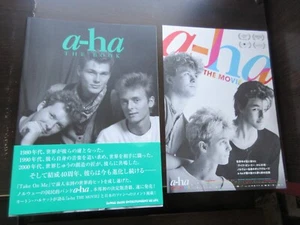A-ha The Book Japan Book w OBI , Promo Flyer for The Movie , Morton Harket Synth - Picture 1 of 13