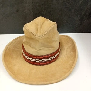 Lanning River Western Cowboy Hat Pure Fur Felt Beige Size Medium - Picture 1 of 9