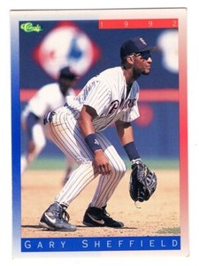 1992 Classic II Gary Sheffield T59 San Diego Padres Baseball Card