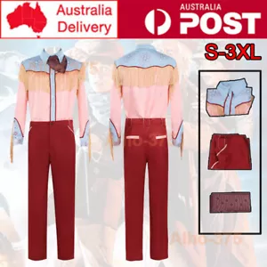 Back to the Future 3 Marty McFly Cosplay Costume West Cowboy Outfits Halloween - Picture 1 of 9
