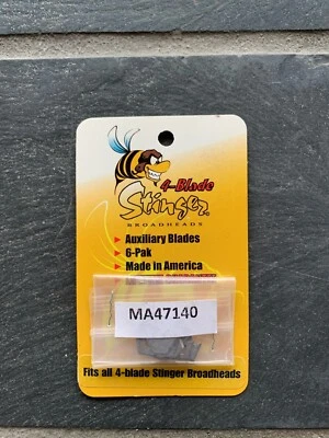 Magnus Stinger 4 hojas cuchillas auxiliares 6pk Foto 1 de 2