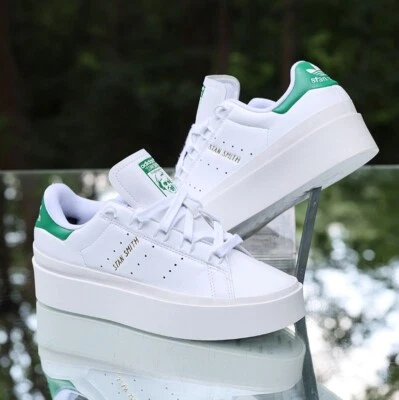 Adidas Stan Smith Bonega White Green Women’s Size 6 Custom GY9310 - Image 1 of 4