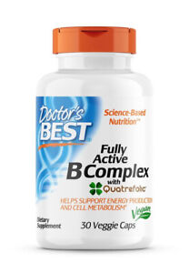 Doctor's Best Fully Active Vitamin B Complex 30 Veggie Capsules, exp. 06/24