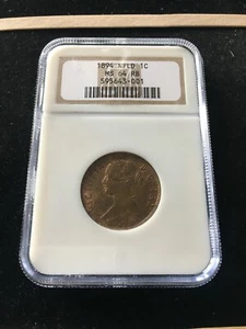 1894  Newfoundland, Large ¢1 Cent, NGC Graded, **MS-64**  - Picture 1 of 5