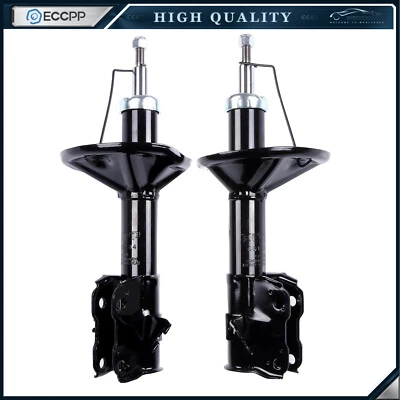 Front Pair Struts Shocks For 1997-01 Mitsubishi Mirage 1.8L L4 FWD Left Right - Image 1 of 4