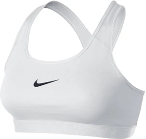NEW NIKE [S] Women's DRI-FIT Sports Yoga/Gym/Track Bra-White 728195-100 - Picture 1 of 1