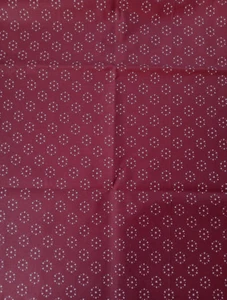 Vintage Marcus Bros Fabric Small White Stars in a Circle on Red 44"X1 Yard Quilt - Picture 1 of 5