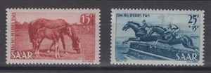 (WH22612) SAARLAND 1949, MI 265/266, MNH, CV €38, SEE SCANS - Picture 1 of 2