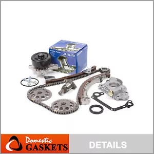 98-99 Toyota Corolla Prizm 1.8L Timing Chain Oil Pump AISIN Water Pump Kit 1ZZFE - Picture 1 of 12