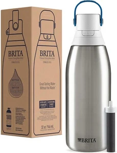 Brita Edelstahl Premium Filter Trinkflasche, Bpa-frei, wiederverwendbar, Isolierung - Bild 1 von 4