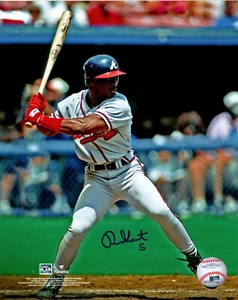 Braves All Star Outfielder RON GANT Signed 8x10 Action Photo #3 AUTO - Picture 1 of 1