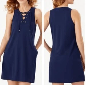 Tommy Bahama Spa-Kleid mit Schnürung Neu mit Etikett - Bild 1 von 8