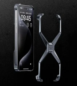 iPhone 14 Pro Max Elegante randlose Aluminium Schutzhülle robust und stilvoll - Bild 1 von 7