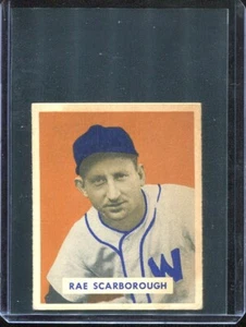 1949 Bowman Baseball # 140 Ray Scarborough (EX) Excellent - Picture 1 of 2