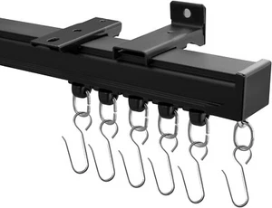 Deckenvorhangschiene, Gardinenschiene Deckenhalterung, Raumteiler Vorhang - Bild 1 von 5