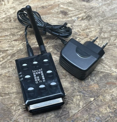 LevelOne Wireless Printer Server WPS-9121 mit Netzteil - Bild 1 von 4