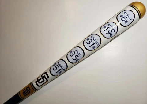 San Diego Padres Retired # 34/34oz One Of A Kind Custom Collectible Baseball Bat Cover