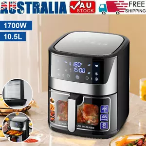 1700W 10.5L Air Fryer LCD Fryers Oil Free Oven Airfryer Kitchen Healthy Cooker - Picture 1 of 12