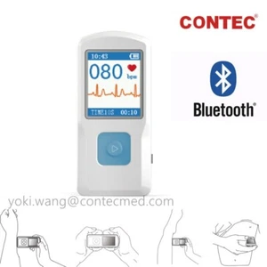 Bluetooth ECG Monitor Portable ECG Heart Rate Rechargeable Machine PM10 CONTEC - Picture 1 of 10