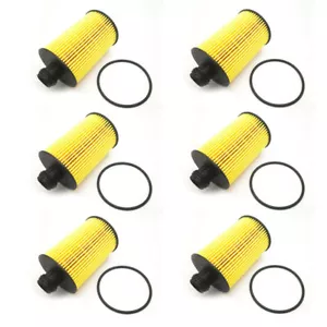 6Pcs Oil Filter 68229402AA for 14-16 Ram 1500 3.0L Diesel 2014 2015 2016 2017 - Picture 1 of 4