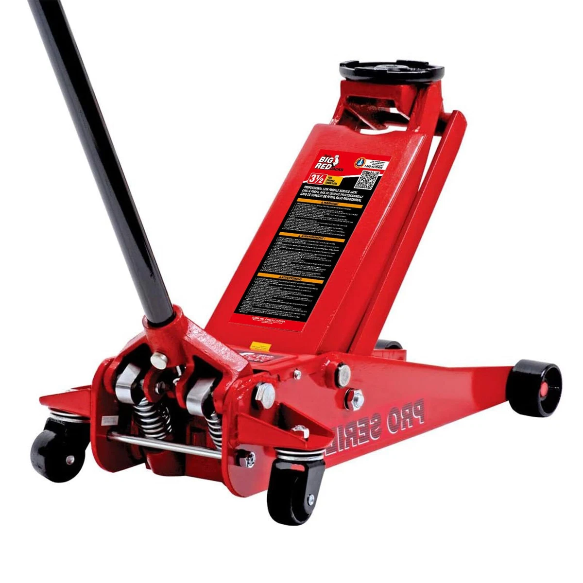 BIG RED Torin Pro Series Hydraulic Low Profile Floor Jack,3.5 Ton