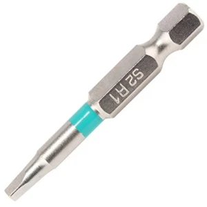 Rack-A-Tiers 7012RI #1 x 1” Square Impact Driver Bit, Green - Picture 1 of 2