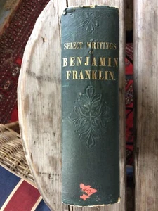 1819 Benjamin Franklin 'Selected Writings' Metaphysics Meteors Fire Magnets - Picture 1 of 8