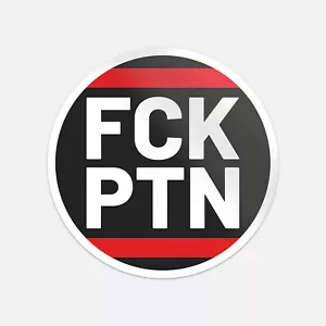 Calcomanía de vinilo pegatina para parachoques de coche FCK PTN soporte Ucrania - Imagen 1 de 4