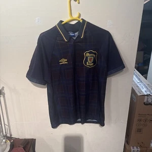 VINTAGE SCOTLAND NATIONAL TEAM 1994 1996 HOME FOOTBALL SHIRT JERSEY SIZE M ADULT - Picture 1 of 17