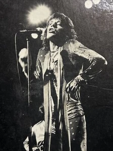 Tarjeta póster MICK JAGGER ROLLING STONES ORIGINAL 1973 LETREROS ASCENDENTES DE JOSEPH SIA - Imagen 1 de 5