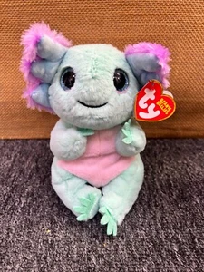 Ty Beanie Bellies Alex der Pastell Axolotl 8 Zoll Plüschtier - Bild 1 von 3