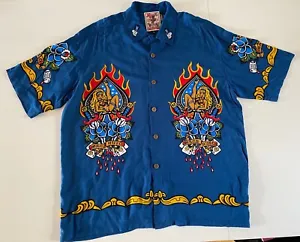 MAMBO LOUD SHIRT MAN'S RUIN JIM MITCHELL 2001 52" 132cm CHEST XL - Picture 1 of 10