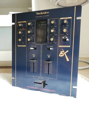 Technics SH-EX1200 Metallic Blue DJ Mixer DMC Certified Vintage Japan - Image 1 of 4