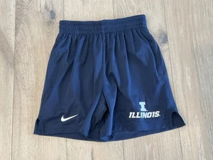 NIKE Illinois Illini Blue/White Women’s Shorts. FA231204. Inseam 5.5” Sz Sm. NEW - Picture 1 of 8